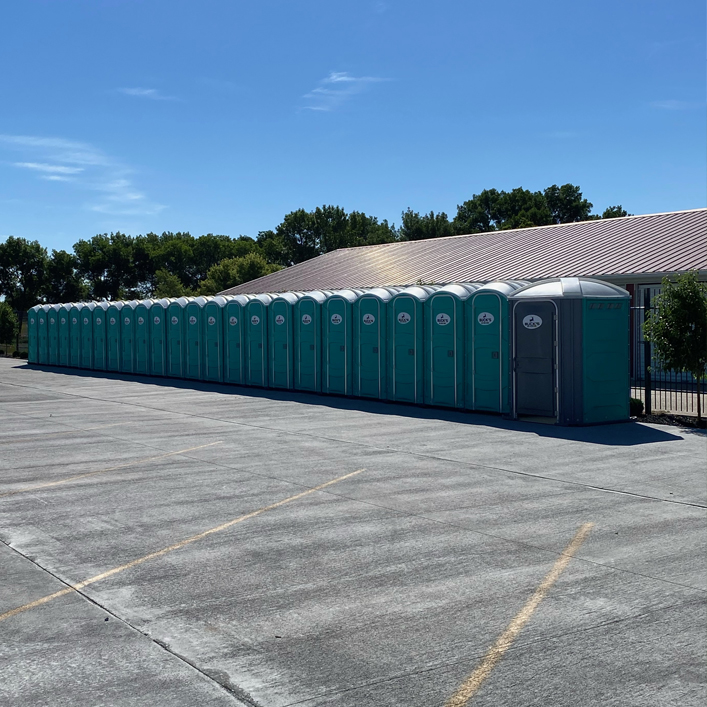 Image of portable restrooms by Bucks Portable Restrooms